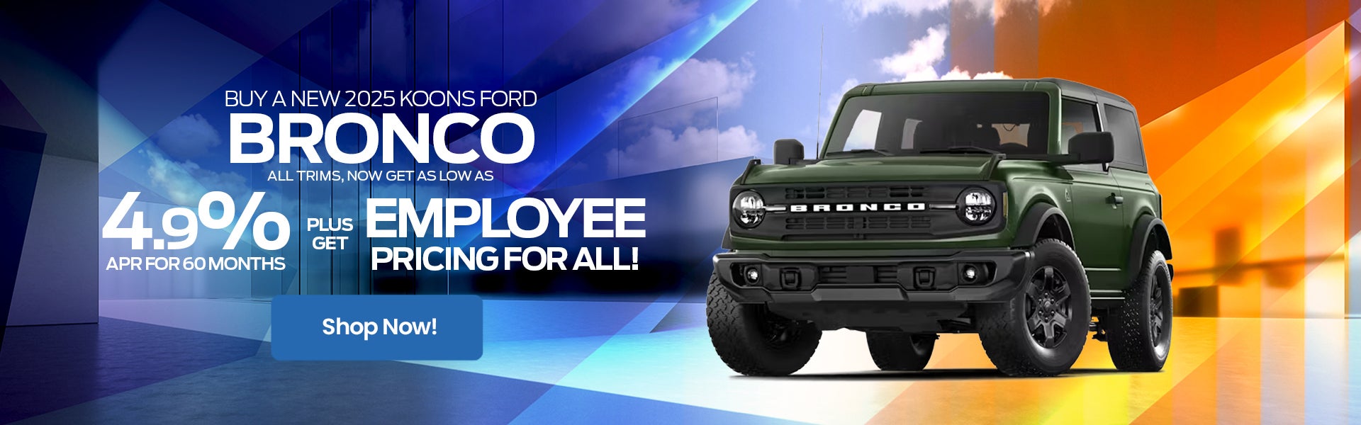 Buy A New 2026 Koons Ford Bronco