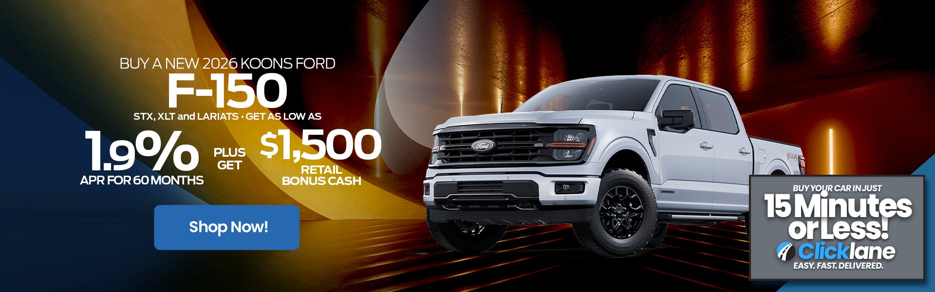 2026 Ford F150 APR Offer